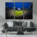 Truist Park Night Game Canvas Art - Atlanta Braves Stadium by MyGreatCanvas | Canvas Wall Art Prints | Photo Prints & Wall Decor