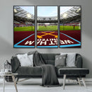 West Ham United FC Stadium Canvas Wall Art – London Stadium by MyGreatCanvas | Canvas Wall Art Prints | Photo Prints & Wall Decor
