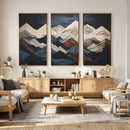 Mountain Wall Art – Modern Abstract Landscape Canvas Print