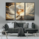 Abstract Floral Wall Art Canvas Print