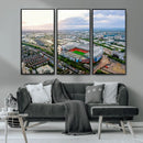 Old Trafford Manchester United Stadium Wall Art Canvas Print