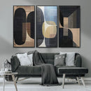 Minimalist Wabi Sabi Abstract Geometric Wall Art Canvas