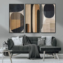 Wabi Sabi Canvas Print - Geometric Abstract Wall Art Canvas
