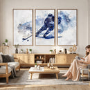 Hockey Player Wall Art Canvas Print - Sports-Inspired
