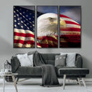 American Flag Eagle Symbol Wall Art, American Flag Eagle by MyGreatCanvas | Canvas Wall Art Prints | Photo Prints & Wall Decor