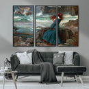 Miranda by the Shore Wall Art Canvas Print – Tempest Scene by MyGreatCanvas | Canvas Wall Art Prints | Photo Prints & Wall Decor