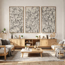 Abstract Horse Sketch Wall Art | Ready to Hang and Framed |