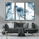 Abstract Jellyfish Canvas Print Wall Art