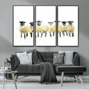 Farmhouse Wall Art Sheep Print | Ready to Hang Framed Canvas by MyGreatCanvas | Canvas Wall Art Prints | Photo Prints & Wall Decor
