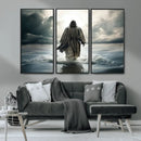Jesus Walking on Water Wall Art | Canvas Print | Ready to