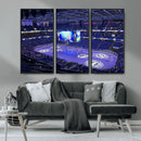 Amalie Arena Florida Wall Art Canvas Print - NHL Hockey by MyGreatCanvas | Canvas Wall Art Prints | Photo Prints & Wall Decor