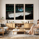 American Airlines Center Dallas Stars Wall Art Canvas Print