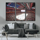 Barton Malow Little Caesars Arena Detroit Wall Art Canvas by MyGreatCanvas | Canvas Wall Art Prints | Photo Prints & Wall Decor