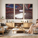 Barton Malow Little Caesars Arena Detroit Wall Art Canvas