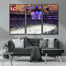 Madison New York Rangers Hockey Stadium Wall Art Canvas