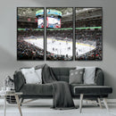Sharks Arena Blackhawks Sharks Ice Hockey Stadium Wall Art by MyGreatCanvas | Canvas Wall Art Prints | Photo Prints & Wall Decor