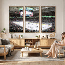 Sharks Arena Blackhawks Sharks Ice Hockey Stadium Wall Art