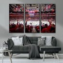 Carolina Hurricanes Ice Hockey Stadium Wall Art, Carolina