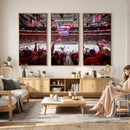 Carolina Hurricanes Ice Hockey Stadium Wall Art, Carolina