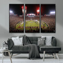 Framed Florida State Seminoles Football Team Print -
