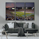 UCLA Bruins Football Team Print - Pasadena Rose Bowl Stadium