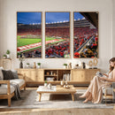 Wisconsin Badgers Football Team Print - Madison Camp Randall