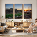 Demon Deacons Football Team Print Canvas- Winston-Salem