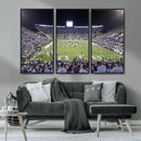 Brigham Young University Cougars Football Print Canvas -