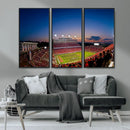 Wolfpack Football Team Wall Art Print - Raleigh