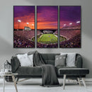 East Carolina University Pirates Football Print Canvas-