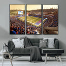 University of Kansas Jayhawks Football Team Print - Lawrence by MyGreatCanvas | Canvas Wall Art Prints | Photo Prints & Wall Decor