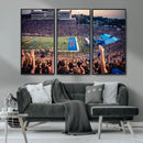 University of Kansas Jayhawks Football Team Art Print - by MyGreatCanvas | Canvas Wall Art Prints | Photo Prints & Wall Decor