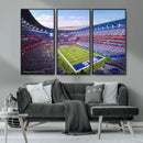 Buffalo Bills Football Team Print Canvas - Buffalo Highmark by MyGreatCanvas | Canvas Wall Art Prints | Photo Prints & Wall Decor