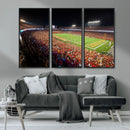 Iowa State University Cyclones Canvas Print, Football Team