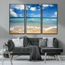Sea View From the Beach Canvas Print