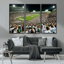 Michigan State Spartans Football Canvas Print - East Lansing