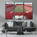 Rutgers Scarlet Knights Football Team Print - Piscataway SHI by MyGreatCanvas | Canvas Wall Art Prints | Photo Prints & Wall Decor