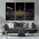 Framed Texas Tech Red Raiders Stadium Canvas, Texas Tech Red