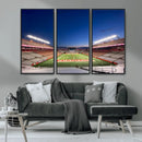 Rutgers Scarlet Knights Football Team Print - Piscataway SHI by MyGreatCanvas | Canvas Wall Art Prints | Photo Prints & Wall Decor