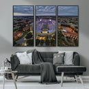 The Louisiana State University Tigers Football Team Print -