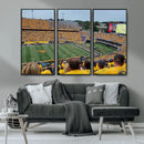 Puskar Stadium Canvas Print Wall Art - Morgantown Print -
