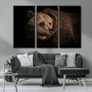Wild Grizzly 399 Bear Canvas Wall Art Print, Bear Animal by MyGreatCanvas | Canvas Wall Art Prints | Photo Prints & Wall Decor