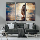 Jesus Walking on Water Wall Art | Ready to Hang Spiritual