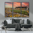 University of Wyoming Cowboys Football Team Print - Laramie by MyGreatCanvas | Canvas Wall Art Prints | Photo Prints & Wall Decor