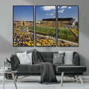 University of Wyoming Cowboys Football Team Print - Laramie