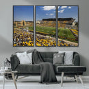 University of Wyoming Cowboys Football Team Print - Laramie by MyGreatCanvas | Canvas Wall Art Prints | Photo Prints & Wall Decor