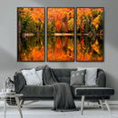 Forest Reflection Art | Autumn Forest Reflection Wall Art | by MyGreatCanvas | Canvas Wall Art Prints | Photo Prints & Wall Decor