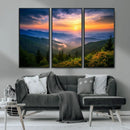 Majestic Mountain Sunrise Print | Landscape Wall Art | by MyGreatCanvas | Canvas Wall Art Prints | Photo Prints & Wall Decor