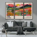 Old Barn Wall Art Canvas Print – Framed Rustic Moody Farm