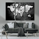World Map Wall Art Canvas Print – Framed Wall Art for by MyGreatCanvas | Canvas Wall Art Prints | Photo Prints & Wall Decor